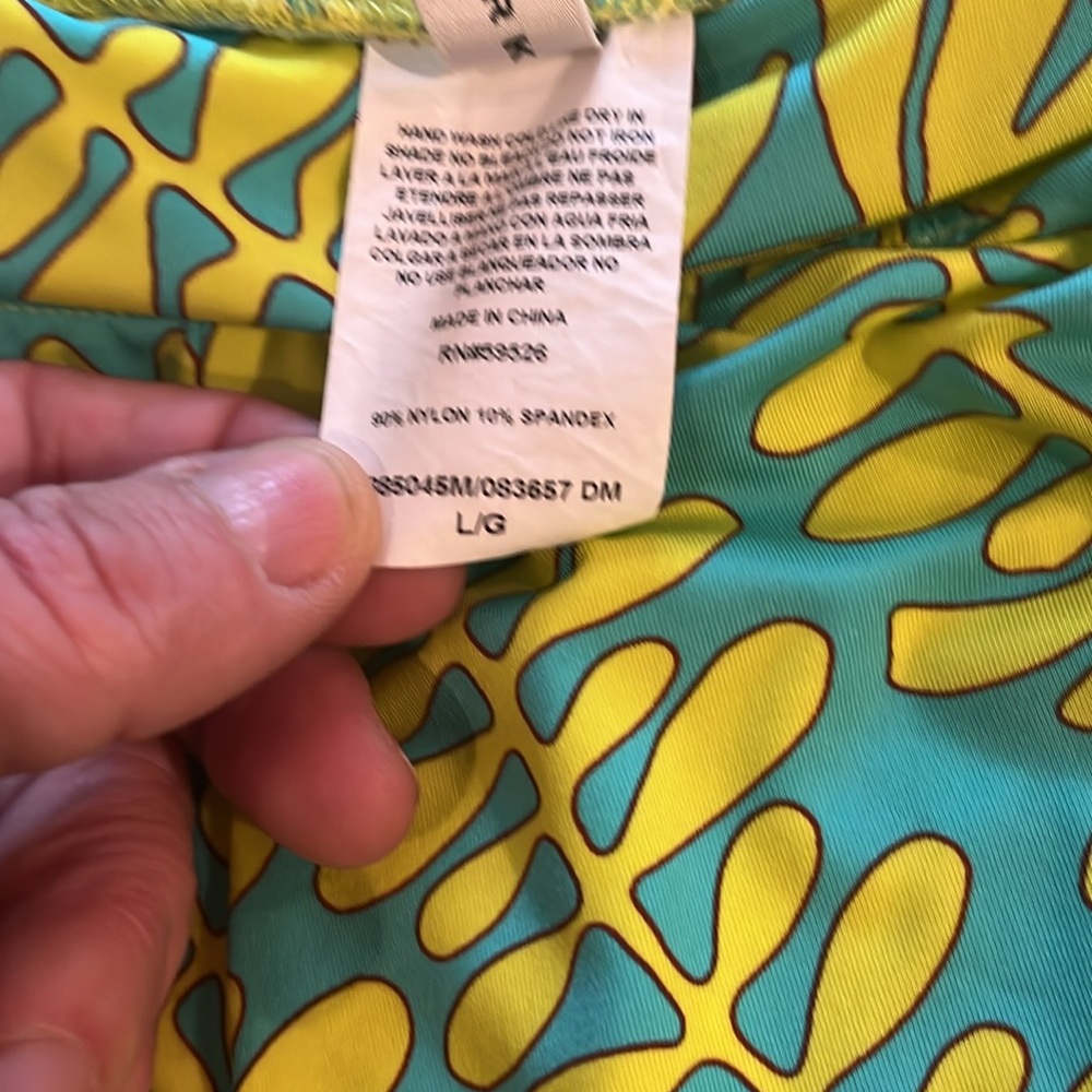 Trina Turk Longsleeve Swimsuit and matching pants - Picture 9 of 11